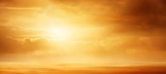 Fototapeta premium A warm, sunset gradient background with a lower third text space