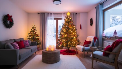 Christmas_Decoration_A_Cozy_Living_Room_1