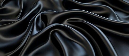 Obraz premium black satin background