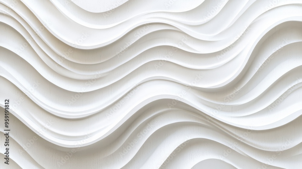 Aufkleber an elegant and sophisticated abstract background that beautifully showcases a white wave texture, wh