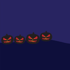 Halloween background, Halloween pumpkin on colored background