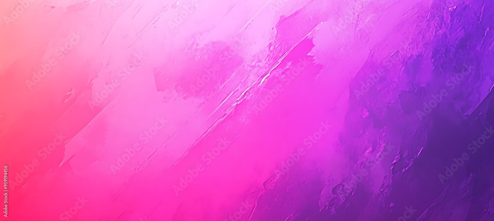 Poster a vibrant, gradient background transitioning from pink to purple with ample text space