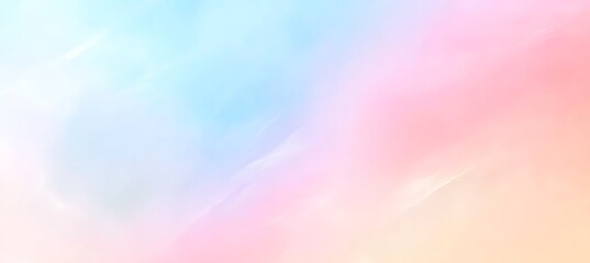 A soft, pastel gradient background with a smooth transition from blue to pink and text space 