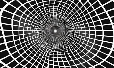 A geometric vector of a circular grid.
