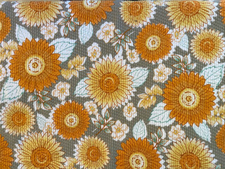 Sunflower Designed Towel 02