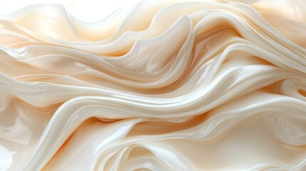 Obraz premium White background with wavy pattern at bottom right corner