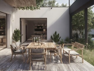 Fototapeta premium dining room with table