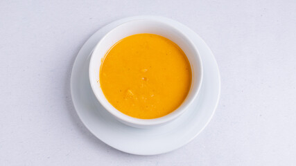 Lentil soup bowl