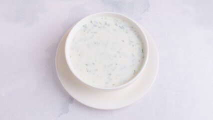 Dovga - Azerbaijani yogurt soup 	