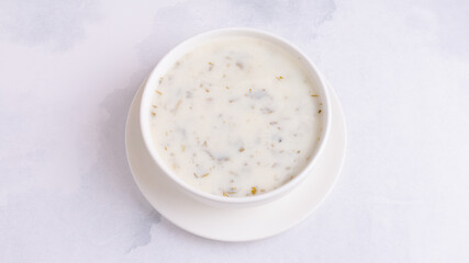 Dovga - Azerbaijani yogurt soup 	