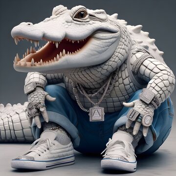Raper white corocodile 