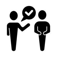 approve concept line icon. Simple element illustration. approve concept outline symbol design.