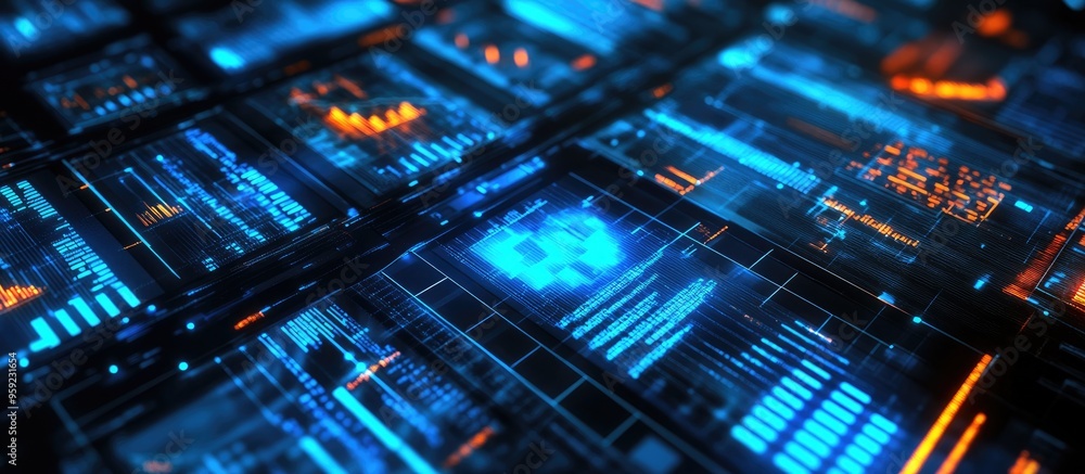 Poster data analytics and statistics in business technology