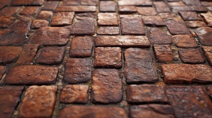 Textured surface of brick blocks