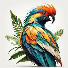 Obraz premium Blue and yellow macaw