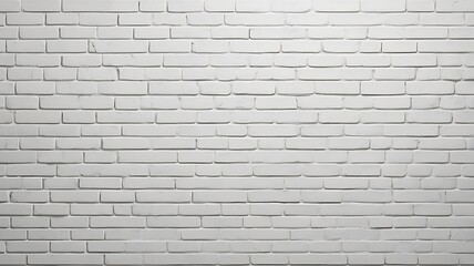 Abstract illustration of an empty, weathered white brick wall, perfect for creating a textured background in your design projects.
