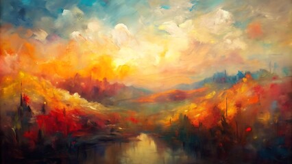 Naklejka premium Colorful oil abstract background and texture, Mixtures of oil paint. Trendy hand painting canvas.