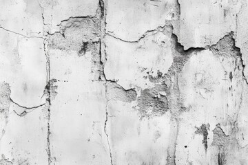 Obraz premium Grey textured concrete wall background, ai