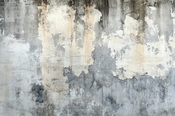 Grey textured concrete wall background, ai