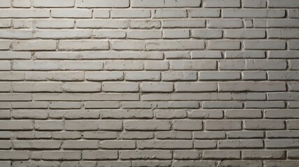 Fototapeta premium Abstract illustration of an empty, weathered white brick wall, perfect for creating a textured background in your design projects. 