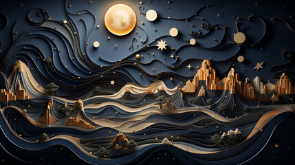 astarte.ai: Moonlit City of Waves