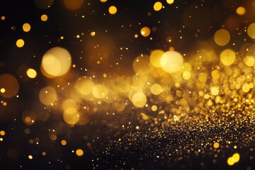Fototapeta premium Abstract gold glitter sparkle background , ai
