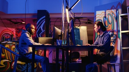 Hacker ready to leave underground hideout and go home after finishing developing zero day exploit...