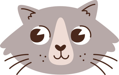 Cat Portrait Hand Drawn