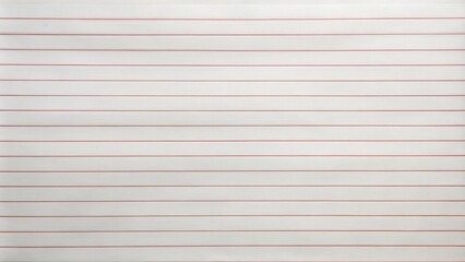 Obraz premium Blank note of lined paper with space for writing , stationary, notebook, empty, school, office, sheet, document