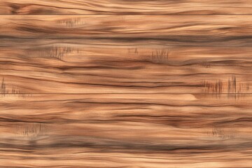 Fototapeta premium A high-resolution image of a smooth wooden surface displaying a seamless wood grain pattern in warm brown tones, used home decoration, ceramic tiles and laminates , ai