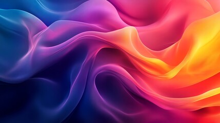 Obraz premium Abstract Colorful Wavy Background.