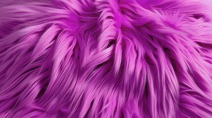 Fototapeta premium Soft and fluffy purple fur texture creating a cozy and vibrant aesthetic.
