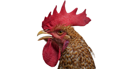 rooster isolated on white background .PNG