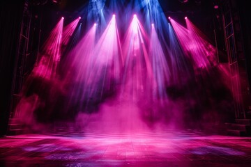 Stage Lights and Smoke