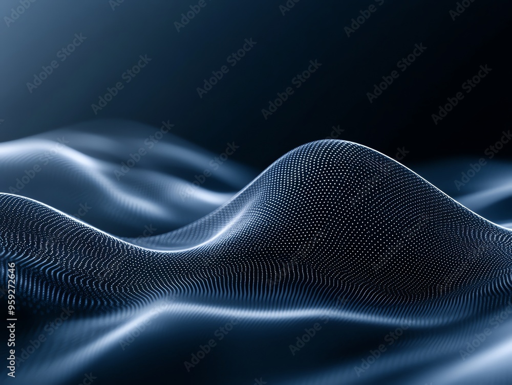 Poster abstract digital wave background.