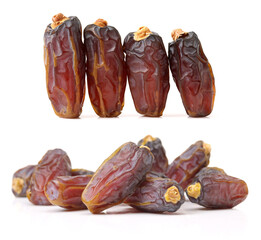 Dates on a white background