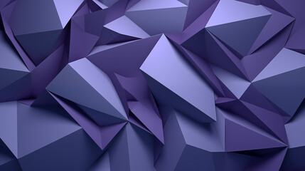 Fototapeta premium Purple Faceted Polygonal Abstract Art