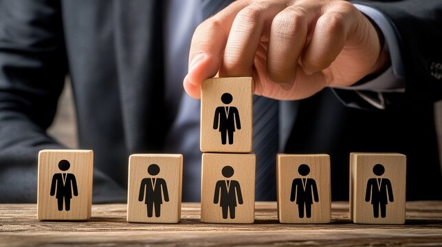 Exploring how fractional hiring is revolutionizing the workplace, creating a paradigm shift in employment strategies and workforce management.staffing, recruitment, hiring, human resources.AI-generate