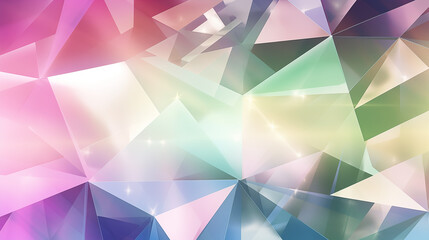 Fototapeta premium Multicolored Gradient Geometric Background with Pink Accents