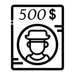 pirate Line Icon