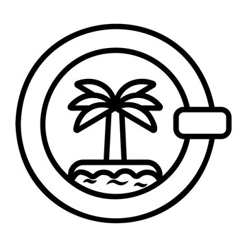 recommend clip art: porthole Line Icon