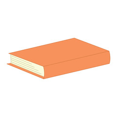 Open book in a hand School supplies icon Vector