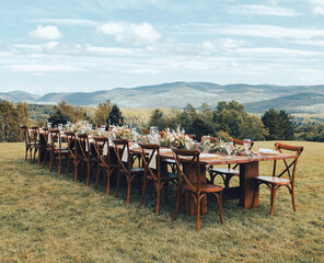 Tablescape in the Mountains