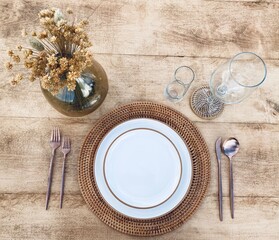 Boho Table Setting