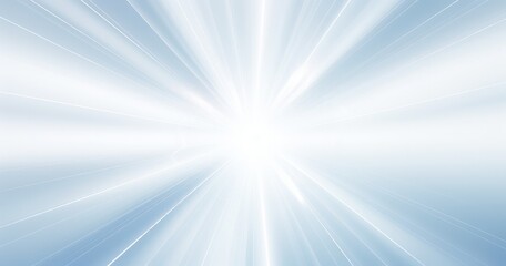 Fototapeta premium A bright, abstract background featuring radiant light rays emanating from a central point, creating a sense of depth and brightness.