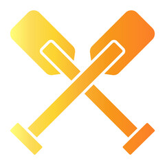 paddles Gradient icon