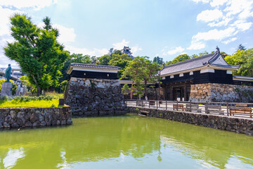 Fototapeta premium 日本の風景・夏 日本100名城 高知城