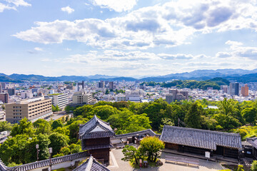日本の風景・夏　日本100名城　高知城　天守からの眺望 © Yuta1127