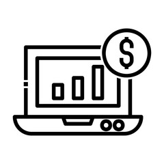 earning Line Icon