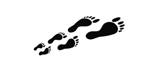 Human hands and feet icon set, print. vektor